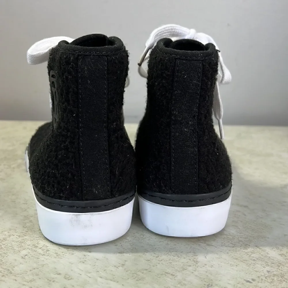 Tommy Hilfiger Faux Fur High Tops Size 6 NWOT